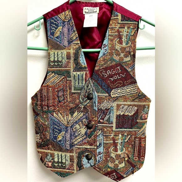 Rachel’s Kids Other - Rachel’s Kids Tapestry style Kids vest Sz.10